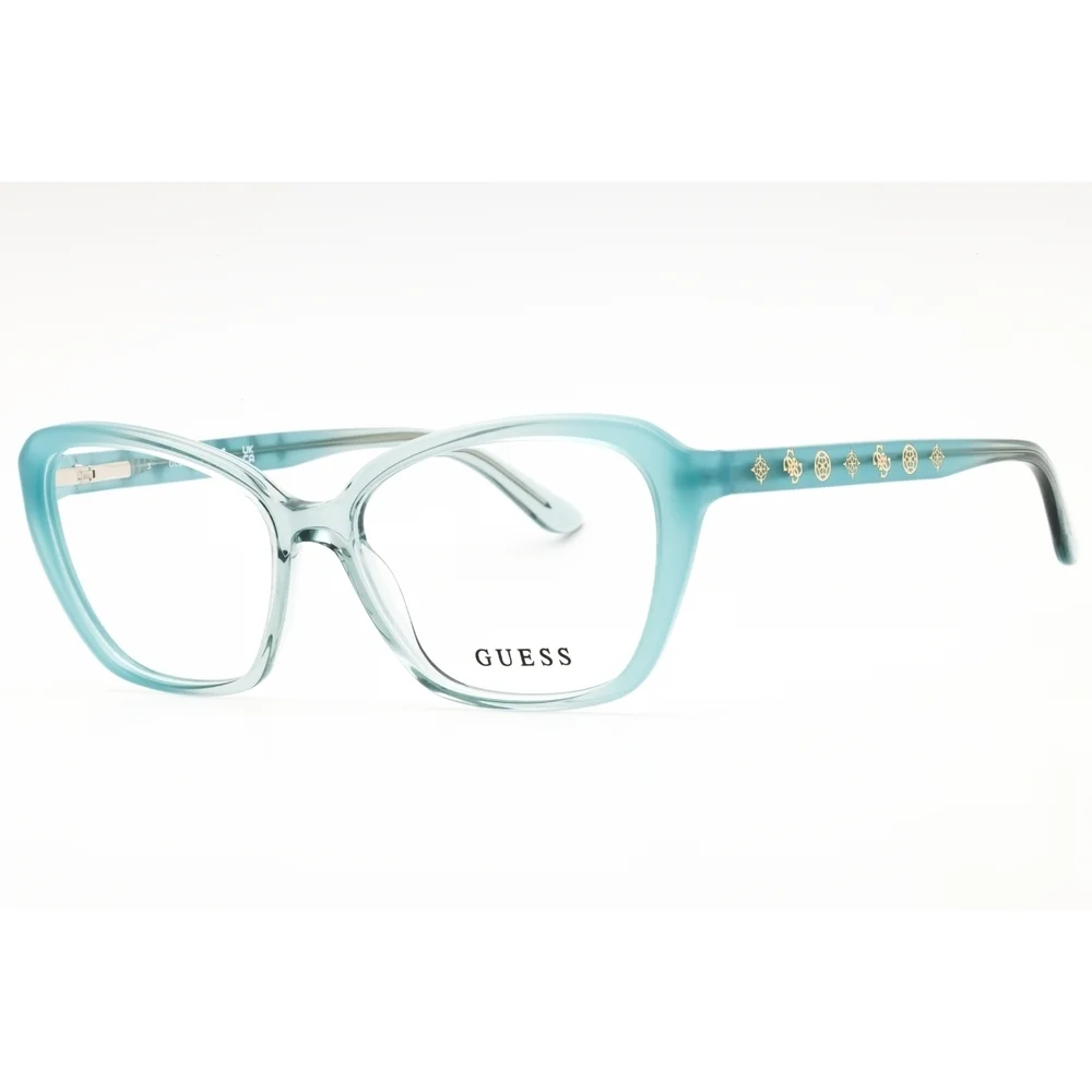 NWT Guess GU50115 Turquoise Cat Eye 52mm Eyeglasses
